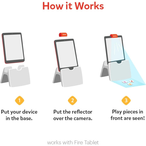 Osmo Little Genius Starter Kit for Fire Tablet (Early Math Adventure and 6 Educational Games)