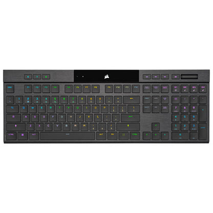 Corsair K100 AIR Wireless RGB Mechanical Gaming Keyboard - Ultra-Thin, Sub-1ms Slipstream Wireless, Low-Latency Bluetooth, Cherry MX Ultra Low Profile Keyswitches