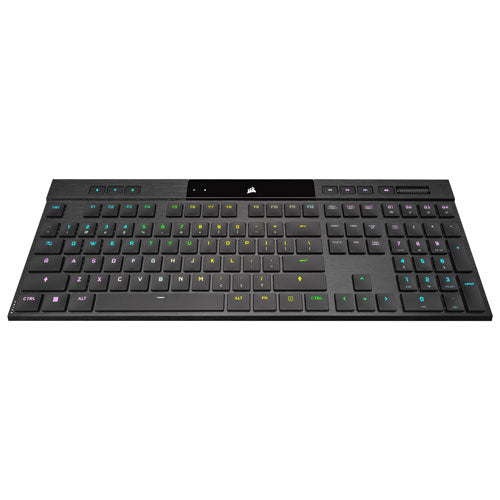 Corsair K100 AIR Wireless RGB Mechanical Gaming Keyboard - Ultra-Thin, Sub-1ms Slipstream Wireless, Low-Latency Bluetooth, Cherry MX Ultra Low Profile Keyswitches