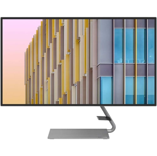 Lenovo Q27h-10 27-Inch Monitor, QHD (2560 x 1440), IPS, LED Backlit, 16:9, AMD FreeSync, USB-C, 4-Side Borderless, 75Hz