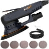 MAXXT Electric 2.5mm Random Orbital Sander Brushless 350W Electric Corded Orbital Sanders Machine with Sanding Paper for Woodworking