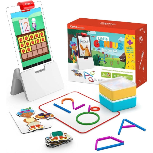 Osmo Little Genius Starter Kit for Fire Tablet (Early Math Adventure and 6 Educational Games)