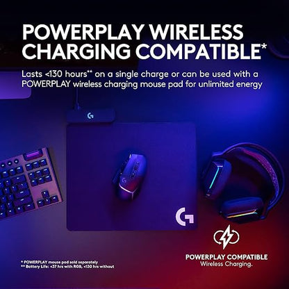 Logitech G502 X PLUS 25000 DPI Wireless Optical Gaming Mouse - Black