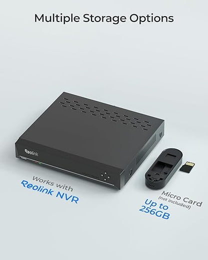 OPEN BOX - REOLINK Video Doorbell Camera WiFi, 2K Wired Doorbell Camera for Home Security, 2.4/5GHz WiFi, 180° Diagonal, Smart Detection, microSD Card/Cloud Storage, Indoor/Outdoor Surveillance (Chime Included)