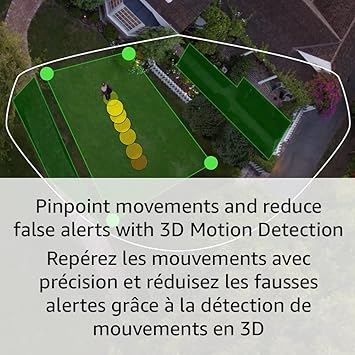 Ring Floodlight Cam Wired Pro with Bird’s Eye View and 3D Motion Detection, White