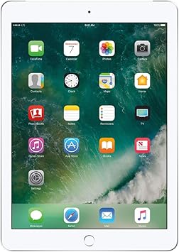 Apple 5th Gen iPad with WiFi + Cellular, 32GB, Silver (2017 Model) (Refurbished-Excellent)