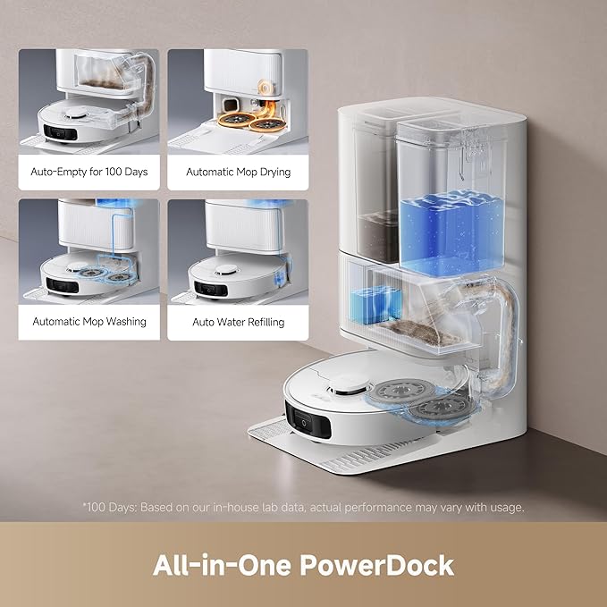 OPEN BOX - Dreame L40s Ultra CE Robot Vacuum & Mop – White