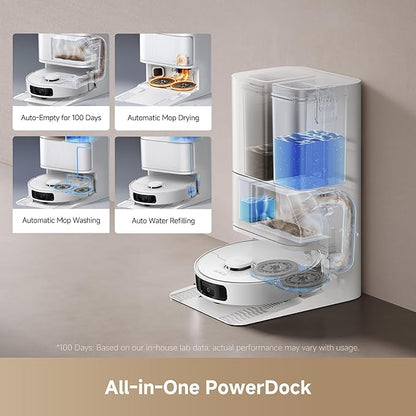 OPEN BOX - Dreame L40s Ultra CE Robot Vacuum & Mop – White