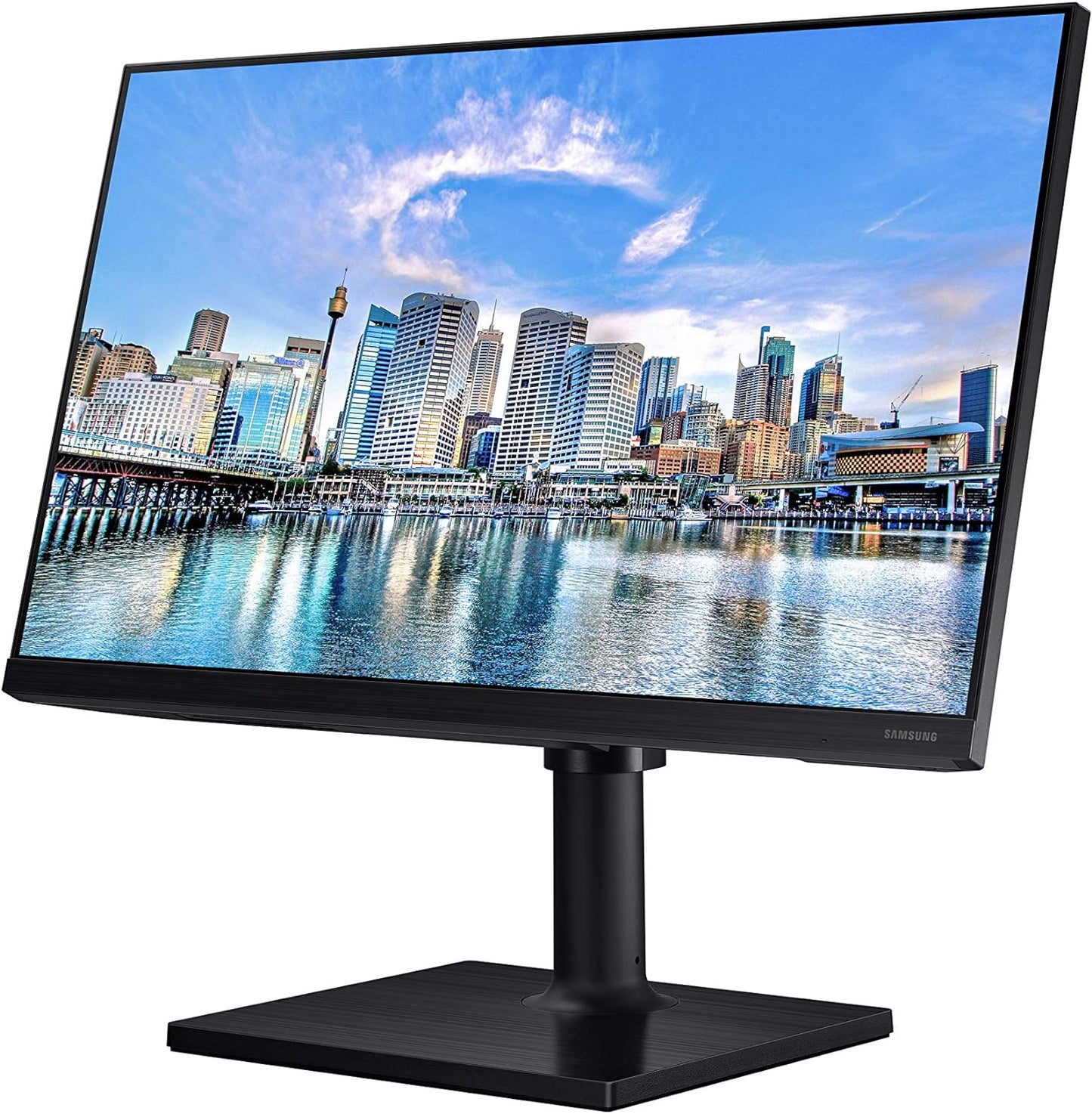 OPEN BOX - SAMSUNG FT45 Series 24-Inch FHD 1080p Computer Monitor, 75Hz, IPS Panel, HDMI, USB Hub, Height Adjustable Stand
