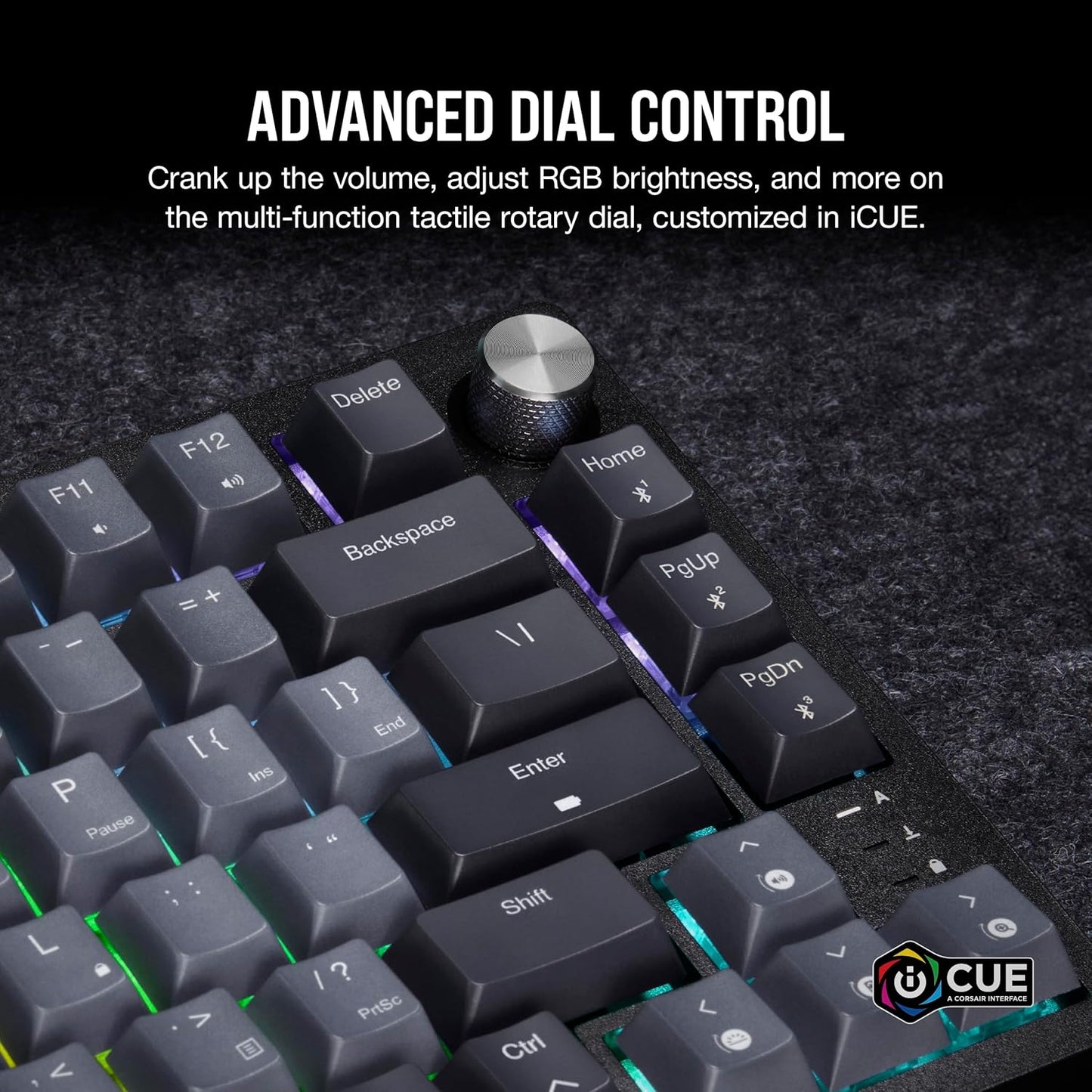 OPEN BOX - CORSAIR K65 PLUS WIRELESS 75% RGB Hot-Swappable Mechanical Gaming Keyboard