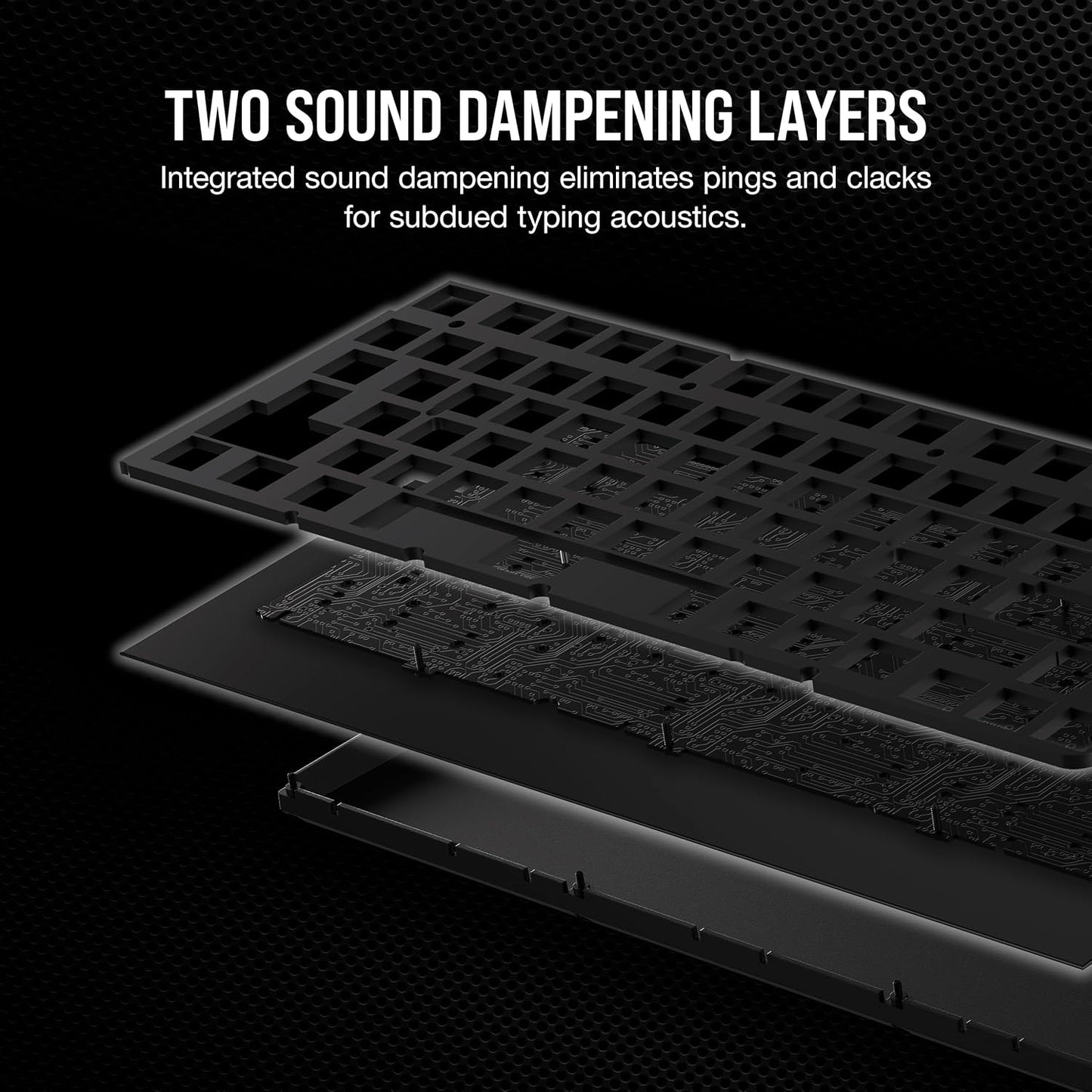 OPEN BOX - CORSAIR K65 PLUS WIRELESS 75% RGB Hot-Swappable Mechanical Gaming Keyboard