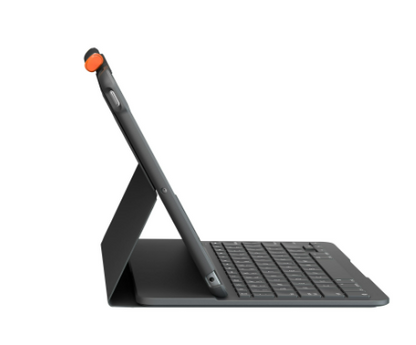 Open Box - Logitech Slim Folio Keyboard Case for iPad (7th Gen) - Black
