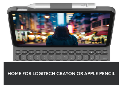 Open Box - Logitech Slim Folio Keyboard Case for iPad (10th gen & A16)