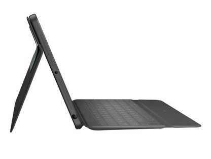 Open Box - Logitech Rugged Folio Keyboard Case for iPad (9th/8th/7th Gen) - Black