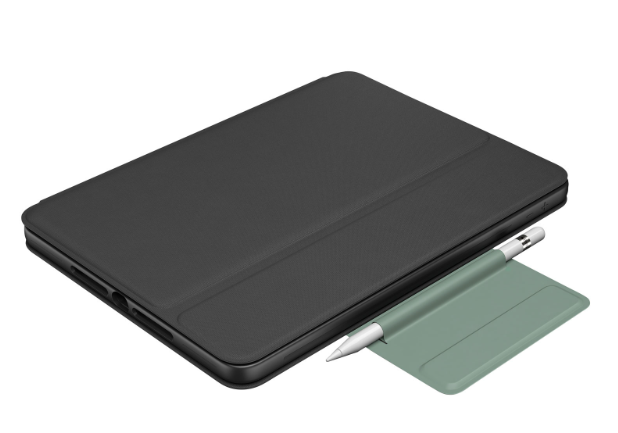 Open Box - Logitech Rugged Folio Keyboard Case for iPad (9th/8th/7th Gen) - Black