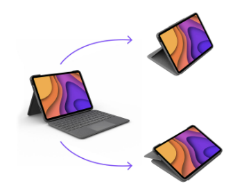 Open Box - Logitech Combo Touch iPad Air (4th, 5th gen - 2020, 2022)