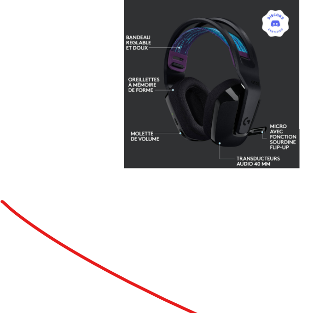 Logitech G535 LIGHTSPEED Wireless Gaming Headset - Black