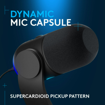 Open Box: Logitech Yeti GX RGB LIGHTSYNC Gaming USB Microphone