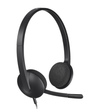 Open Box - Logitech H340 USB Headset (981-000507) - Black