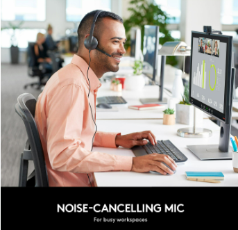 Open Box - Logitech H340 USB Headset (981-000507) - Black