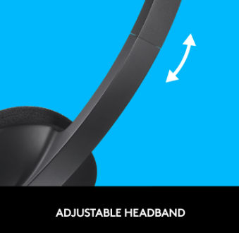 Open Box - Logitech H340 USB Headset (981-000507) - Black