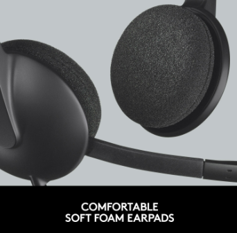 Open Box - Logitech H340 USB Headset (981-000507) - Black